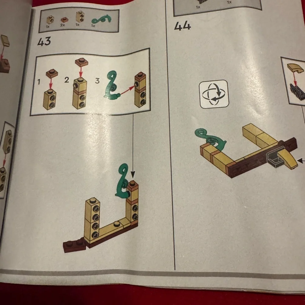 Lego Instruction Manual Book ONLY Harry Potter Hufflepuff House Banner Set 76412